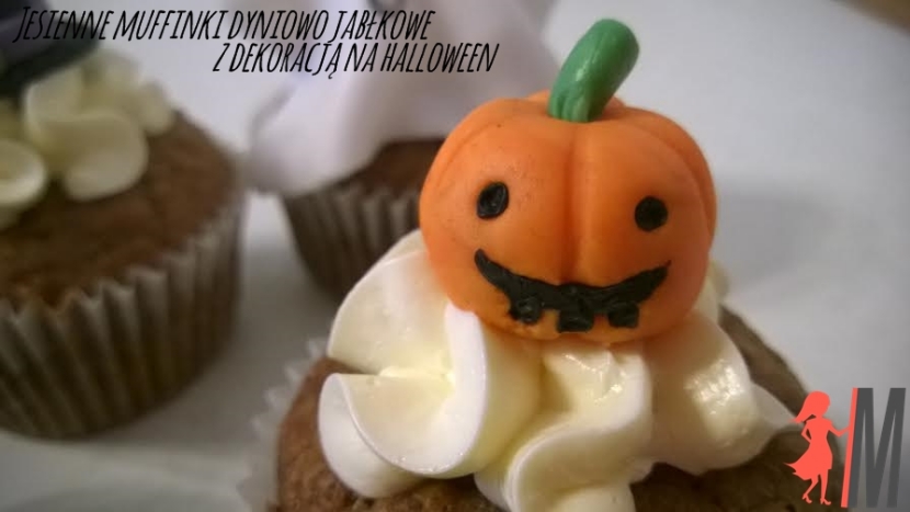Przepis na muffinki dyniowo jabłkowe – dekoracje na halloween